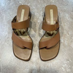 Liz Claiborne Tan Leather Sandal